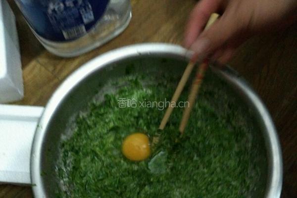 海菜饼的做法图解2