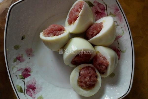 鸡蛋蒸丸子的做法图解3