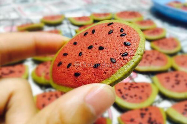 西瓜饼干的做法图解8