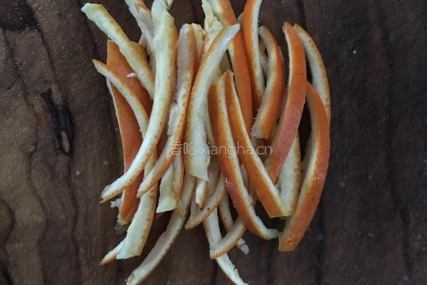 野菜腌橙皮的做法图解3