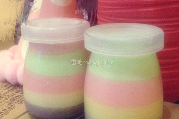 QQ糖七彩果冻的做法图解3