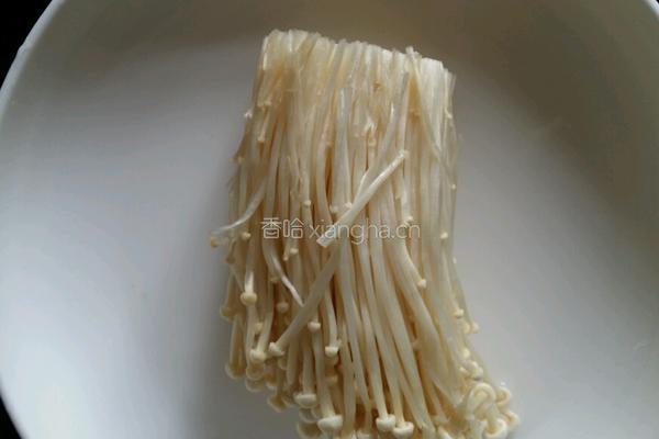 金针菇蒸肉糜的做法图解1