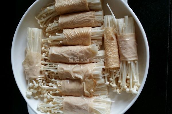 金针菇蒸肉糜的做法图解4
