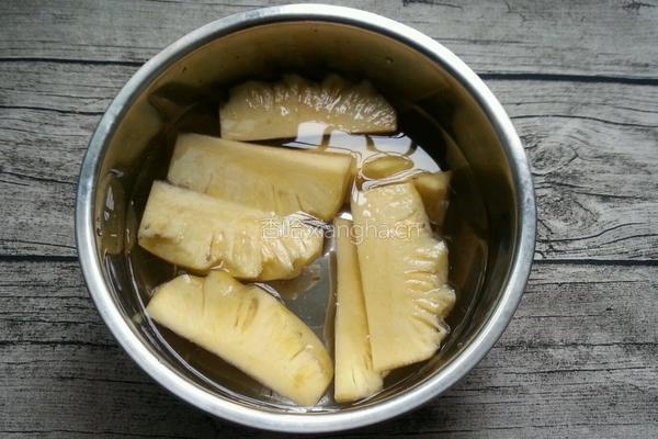 菠萝梨酱(面包机版)的做法图解4