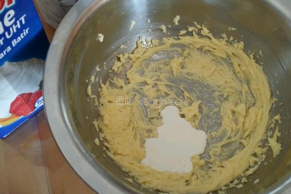 椰香果酱小饼干的做法图解3