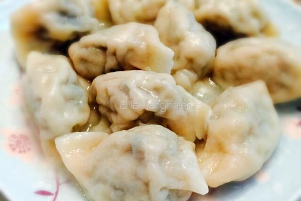 槐花饺子的做法图解5