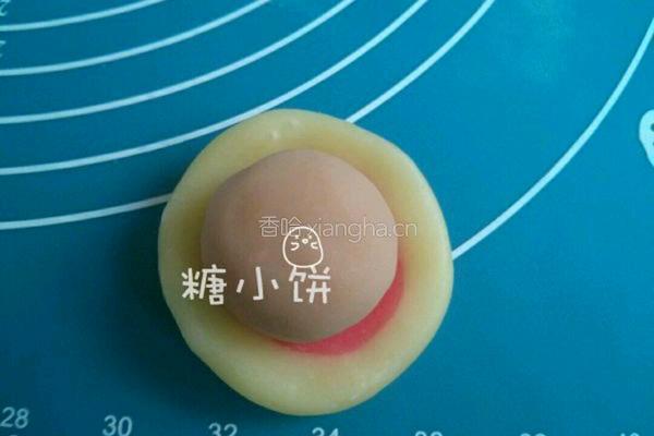 糖小饼美食「和果子 桃子」的做法图解3