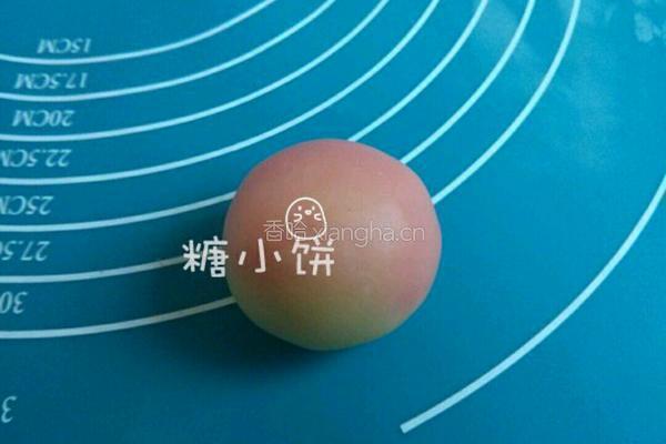糖小饼美食「和果子 桃子」的做法图解5