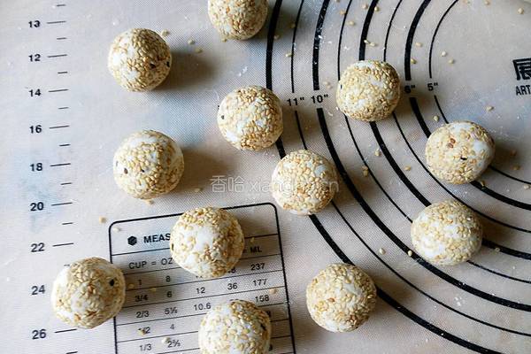 豆沙麻圆（麻球）的做法图解13