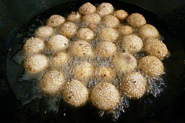 豆沙麻圆（麻球）的做法图解14