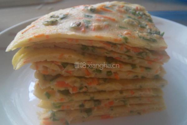 胡萝卜鸡蛋饼