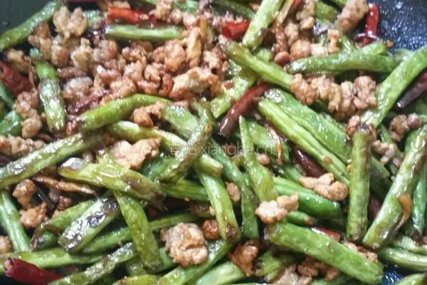 干煸四季豆的做法图解10
