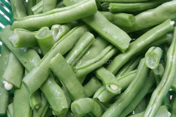 干煸四季豆的做法图解1