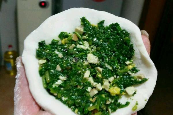 糯米菜团子的做法图解4