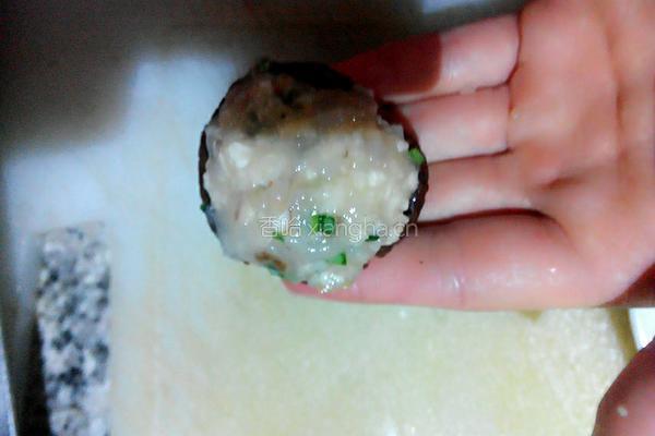 鲜虾酿香菇的做法图解10