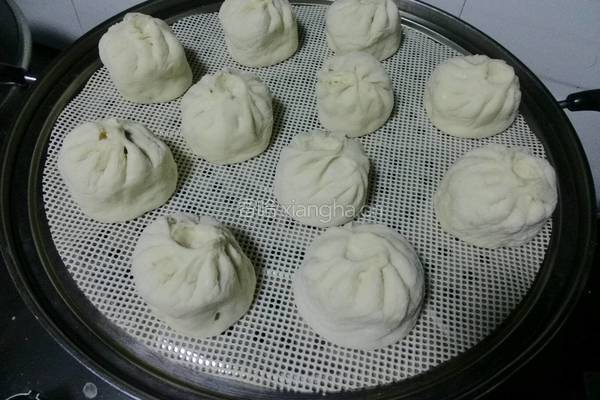 腊肉酸菜包的做法图解13