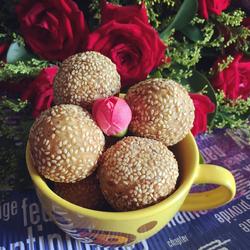 豆沙芝麻团的做法[图]