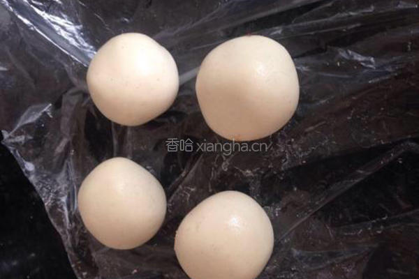 豆沙芝麻团的做法图解3