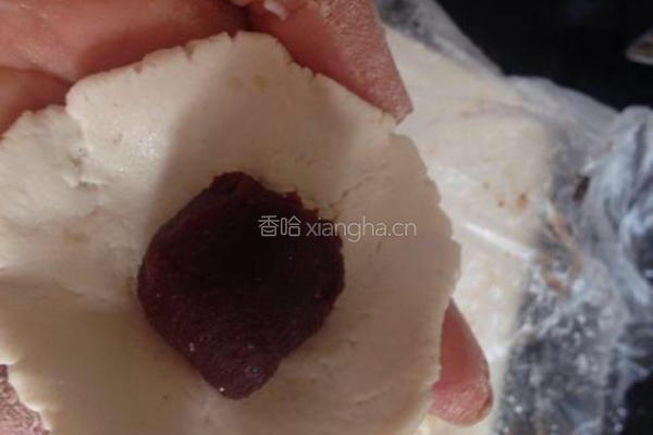 豆沙芝麻团的做法图解4