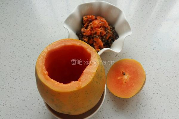 木瓜椰奶冻的做法图解4