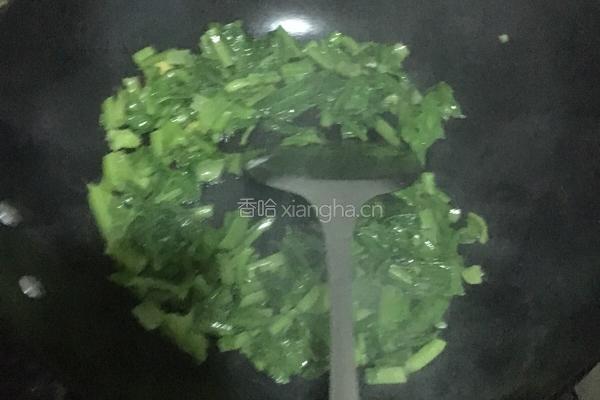 青菜炒牛肉的做法图解4