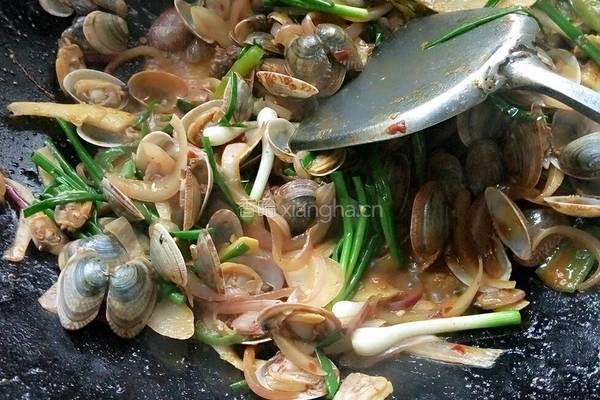 香辣花蛤的做法图解7