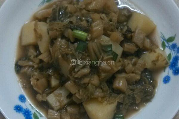 梅菜干焖土豆的做法图解5