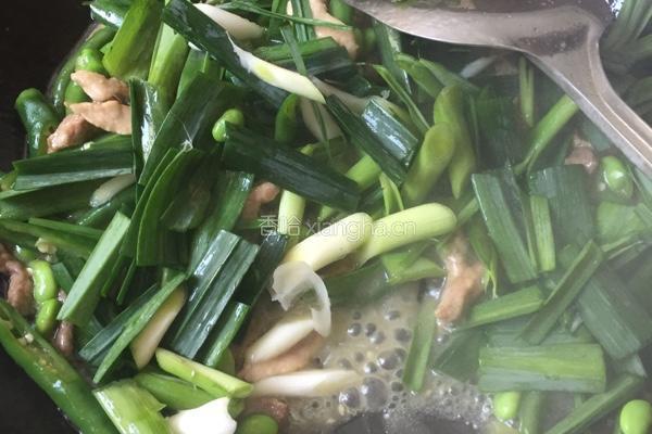尖椒青豆炒猪肉的做法图解6