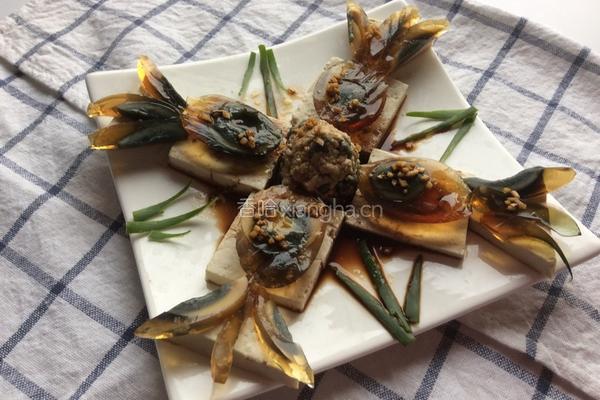 松花蛋拌豆腐的做法图解7