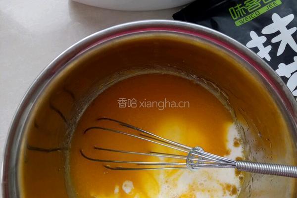 黑加仑抹茶戚风蛋糕的做法图解5