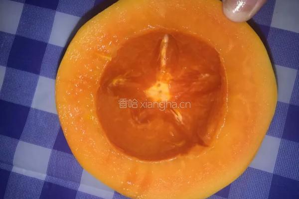 木瓜牛奶冻的做法图解1