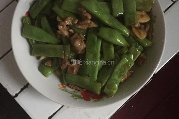 炒四季豆的做法图解3