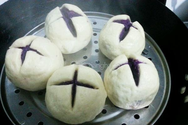 夹心紫薯包的做法图解17