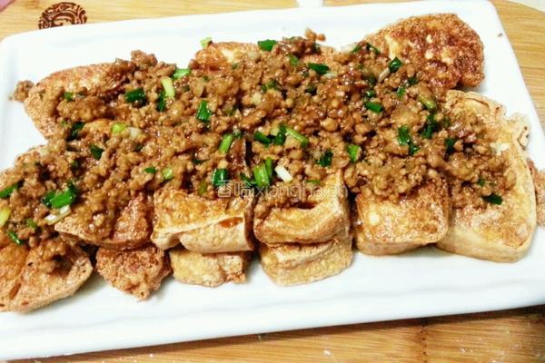 肉沫煎豆腐的做法图解13