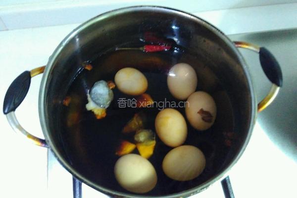 卤五香茶叶蛋的做法图解2