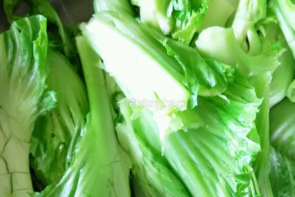 清炒芥菜的做法图解2
