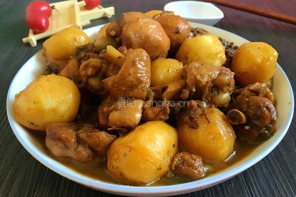 土豆炖鸡块的做法图解9