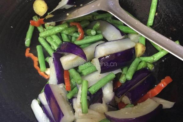 豆角烧茄子的做法图解5