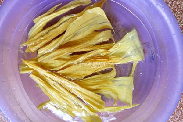 炒腐竹的做法图解2