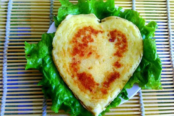 牛奶香蕉蛋饼的做法图解9