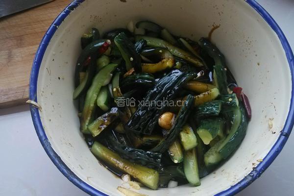 清清爽爽秘制黄瓜的做法图解9