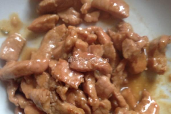 肉丝豇豆角的做法图解9