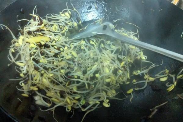 醋溜豆芽的做法图解5
