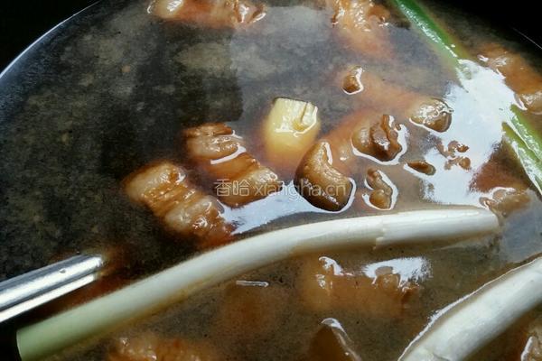 竹笋烧肉的做法图解6