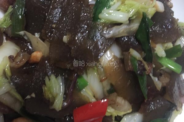 炒地瓜粉的做法图解4