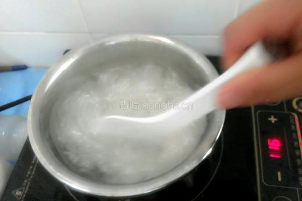 椰汁芒果西米露的做法图解4
