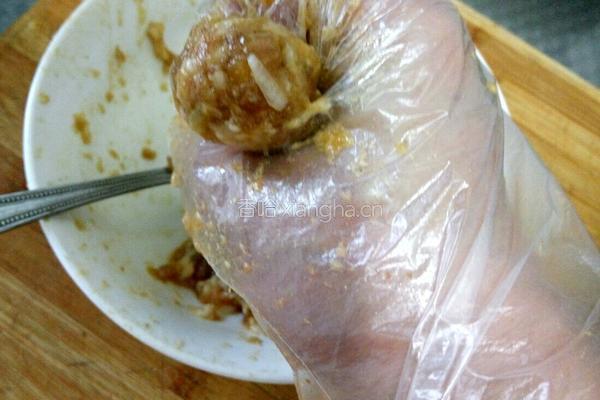 肉丸子的做法图解6