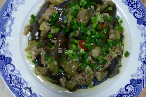 茄子炒肉的做法图解7