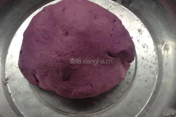 紫薯玫瑰包的做法图解5