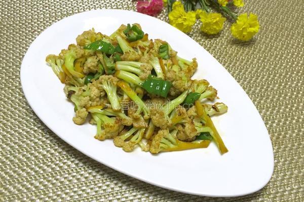 清炒菜花的做法图解9